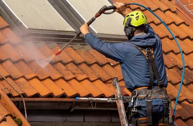 Démoussage et hydrofuge de toiture à Chamboulive